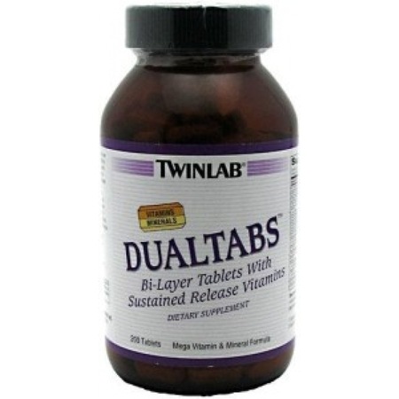 Twinlab DualTabs Mega Vitamins & Minerals Formula (100 tabletta) - eMAG.hu