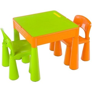 Masuta Mamut Cu 2 Scaunele Verde Portocaliu Emag Ro