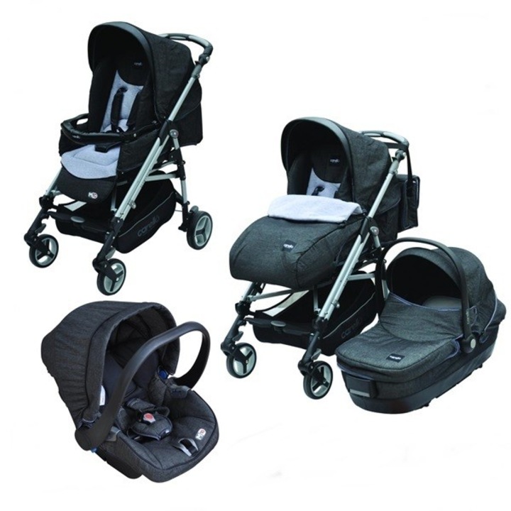 Carucior M10 sistem 3 in 1 Jeans