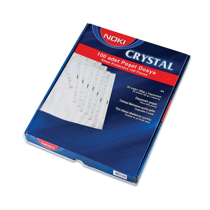 File de protectie Noki, cristal, A4, 100 buc/set
