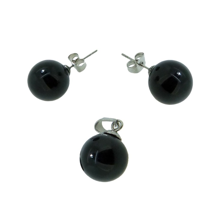 Комплект дамски обеци и висулка A1059