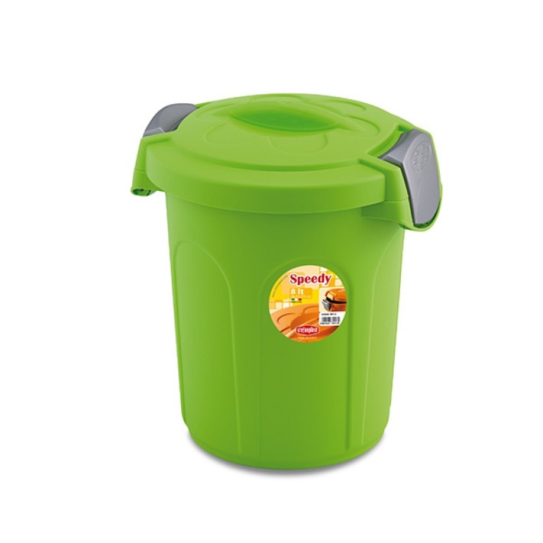 Cos de gunoi STEFANPLAST S.P.A. Speedy, 8 L, Verde