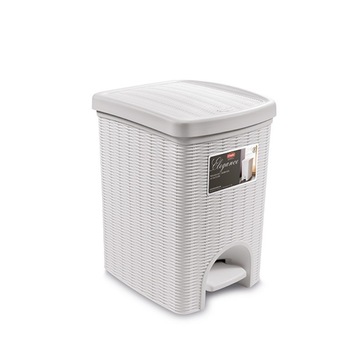Cos de gunoi STEFANPLAST S.P.A. Elegance M, 20 L, Alb Cos de gunoi STEFANPLAST S.P.A. Elegance M, 20 L, Alb