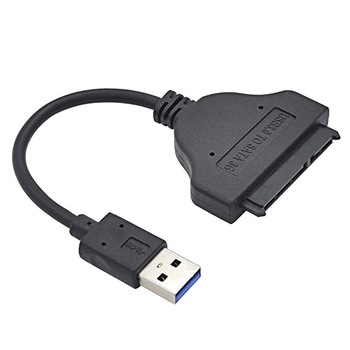 Cablu adaptor USB 3.0 la SATA 3 22 pini pt HDD / SSD 2.5 Cablu adaptor USB 3.0 la SATA 3 22 pini pt HDD / SSD 2.5