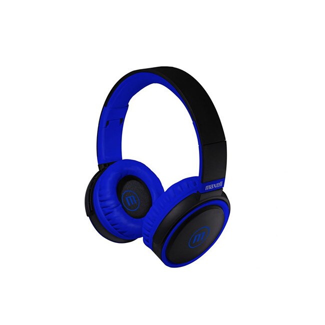 Casti cu microfon MAXELL B52 negru si albastru