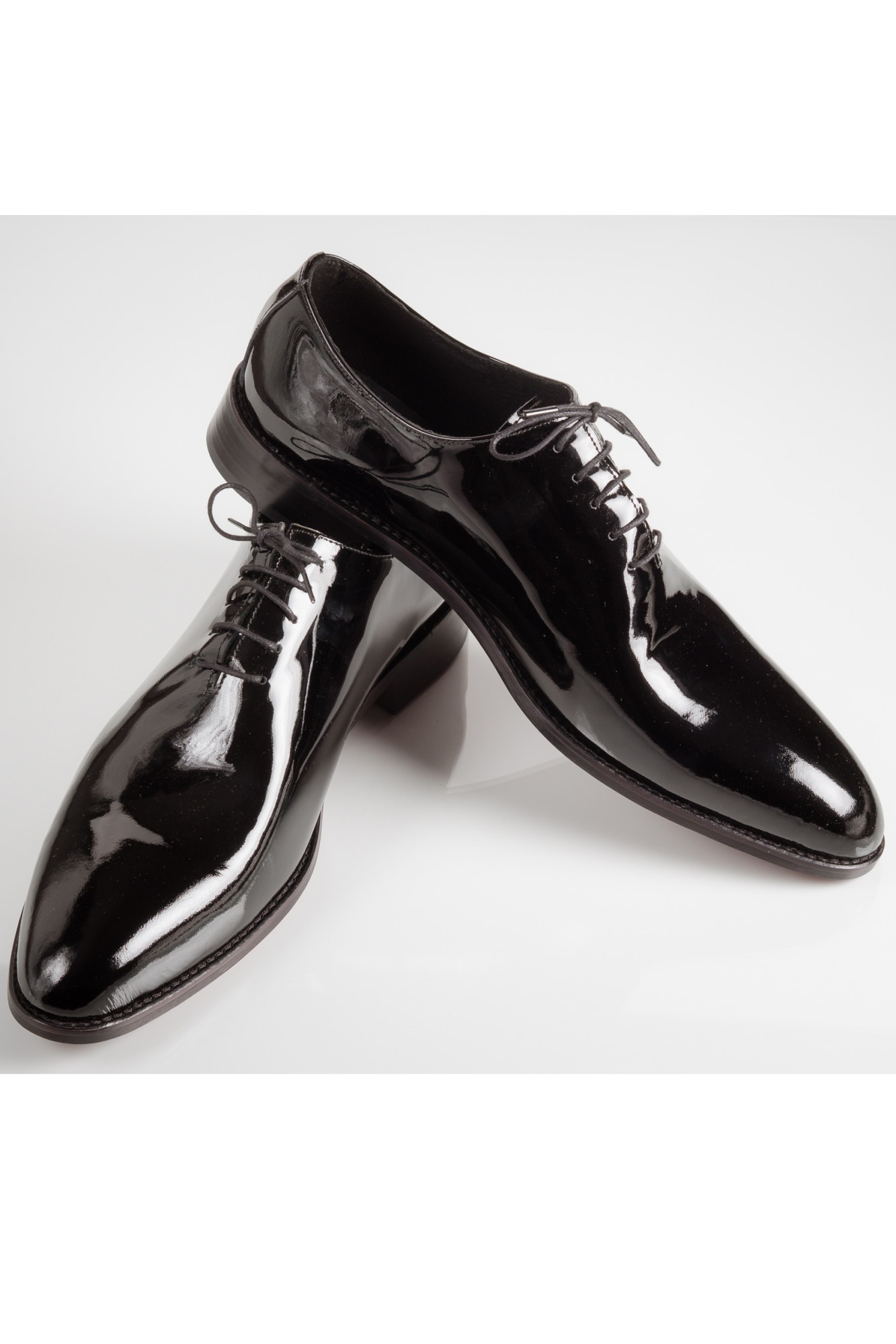 Enlighten resistance browser Pantofi eleganti din piele naturala, Negru lac, Leather District, Marime 42  EU - eMAG.ro