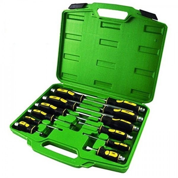 Set 12 surubelnite magnetice de impact, in cutie de plastic