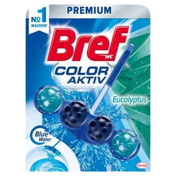 Odorizant toaleta Bref Premium Color Aktiv Eucalyptus 50gr Odorizant toaleta Bref Premium Color Aktiv Eucalyptus 50gr