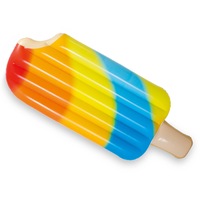saltea gonflabila icecream 2 pentru plaja material rezistent kit de reparatie multicolora imagen 25_0_
0