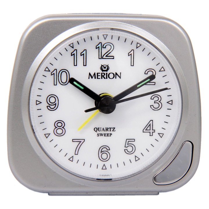 Ceas desteptator, Merion, Argintiu