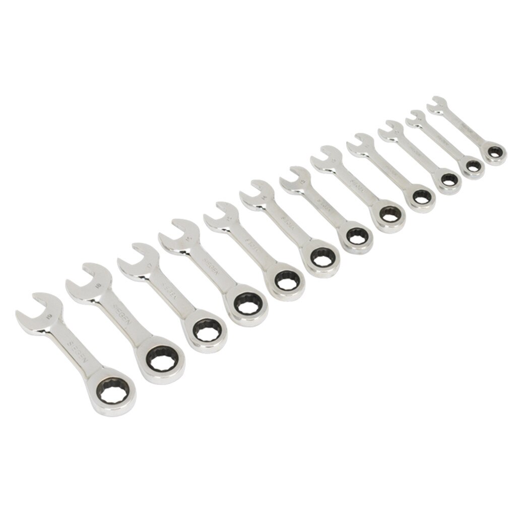 Trusa chei combinate cu clichet, 12 piese, Sealey