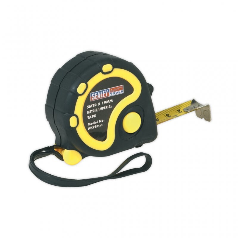 Ruleta cu carcasa de cauciuc, 5m, Sealey