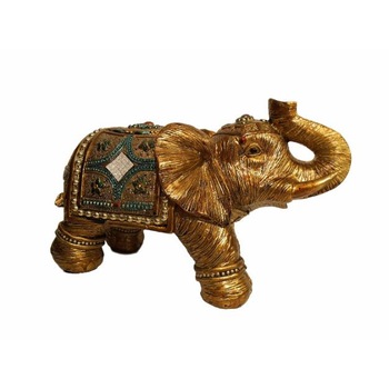 Statueta elefant AMBAR, realizata manual, 20 cm Statueta elefant AMBAR, realizata manual, 20 cm