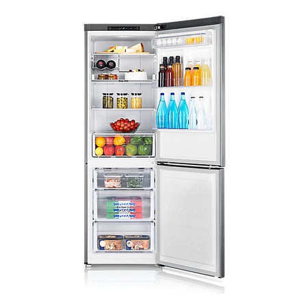 Combina frigorifica Samsung RB31FSRNDSA, 310 l, Clasa A+, No Frost, Compresor Digital Inverter, H 185 cm, Metal graphite