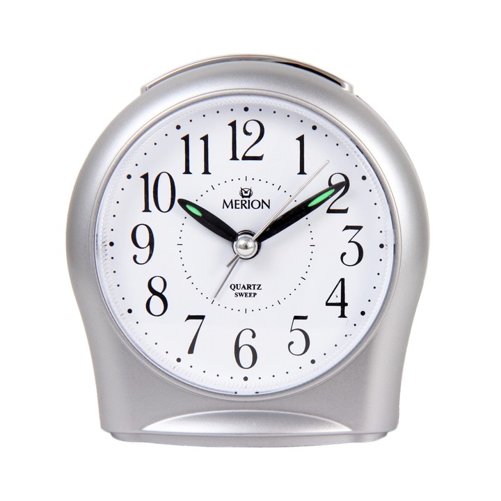 Ceas decorativ, Merion, Argintiu