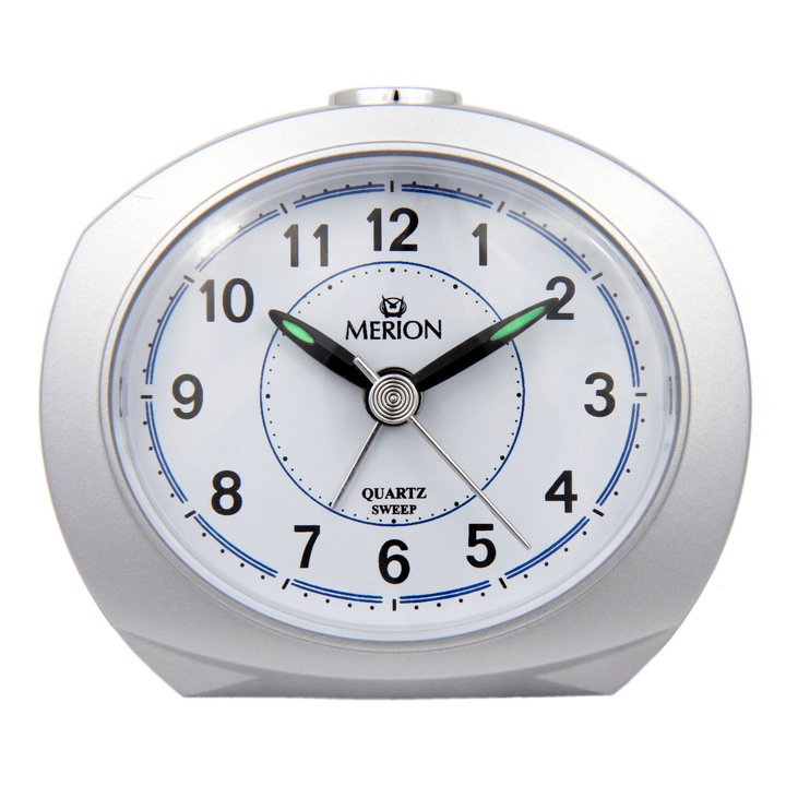 Ceas desteptator, Merion, Argintiu