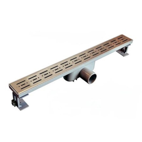 Rigola dus pvc cu gratar inox 50 cm