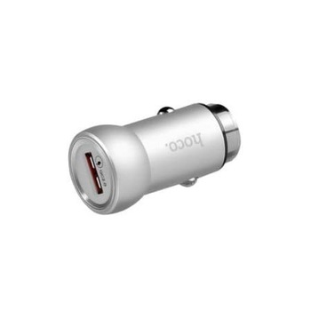 Incarcator auto Hoco Z4 QuickCharge 2.0 argintiu Incarcator auto Hoco Z4 QuickCharge 2.0 argintiu
