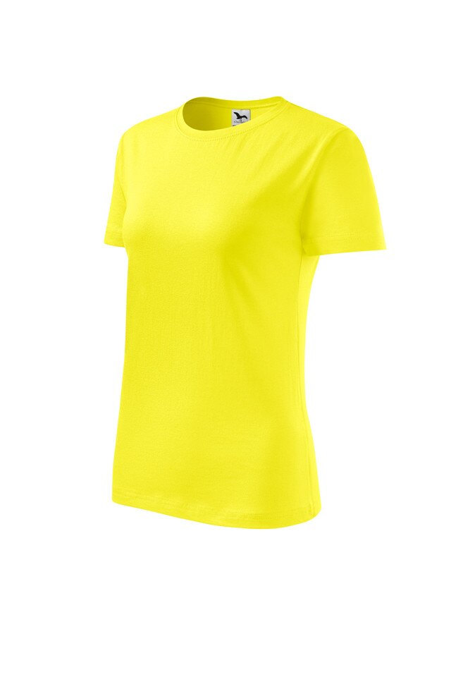 Tricou Malfini Basic dama, Galben lamaie