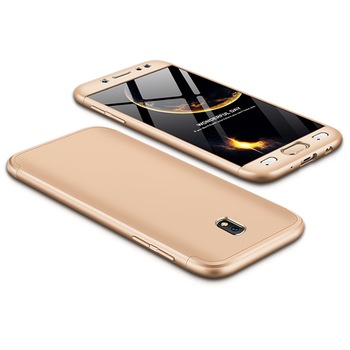 Husa Full Cover 360 GKK Samsung Galaxy J3 2017 J330, J3 Pro 2017 - Auriu Husa Full Cover 360 GKK Samsung Galaxy J3 2017 J330, J3 Pro 2017 - Auriu