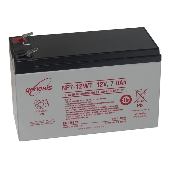 Оловна акумулаторна батерия Enersys NP7-12 12V7Ah