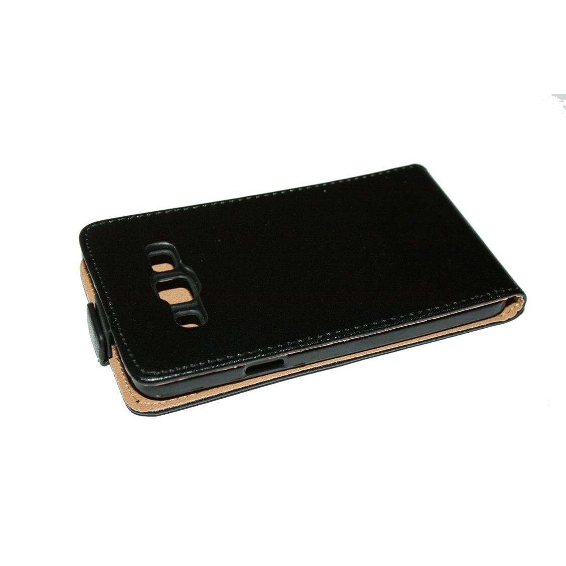 Husa Samsung Galaxy A3 A300F in Piele eco flexi slim Culoare negru