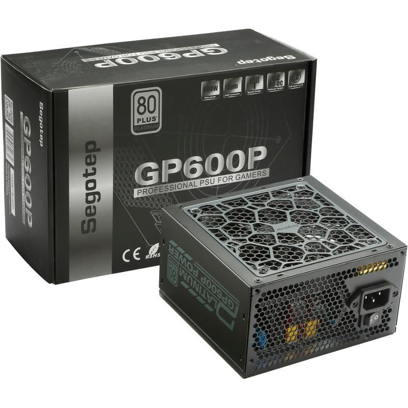 Sursa Segotep GP600P, 500W, 80 PLUS Platinum, ATX 2.31, PFC Activ