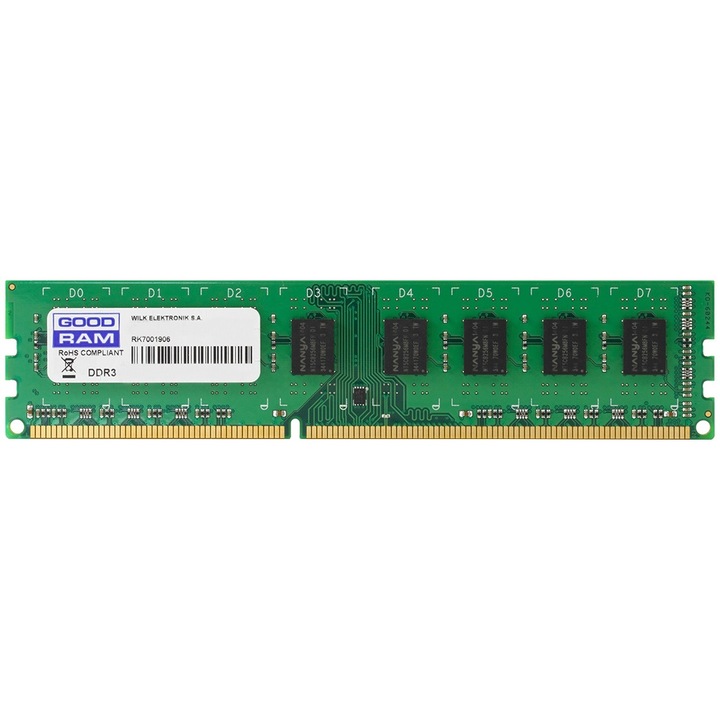 Memorie GoodRam 2GB, DDR3, 1600Mhz