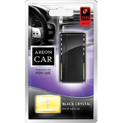 Odorizant auto ventilatie Areon Car blister Black Crystal
