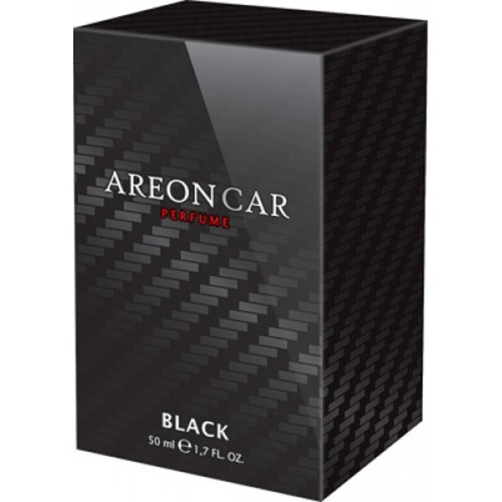 Folyékony autó légfrissítő Areon Parfüm 50 ml új design Fekete