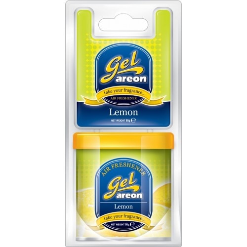 Odorizant auto Areon Gel Can blister Lemon