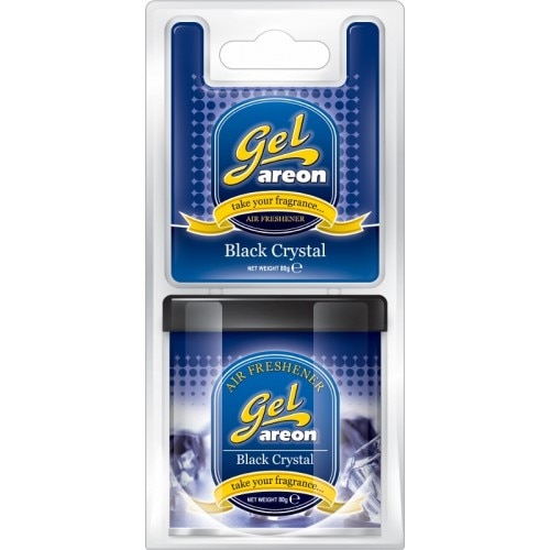 Odorizant auto Areon Gel Can blister Black Crystal
