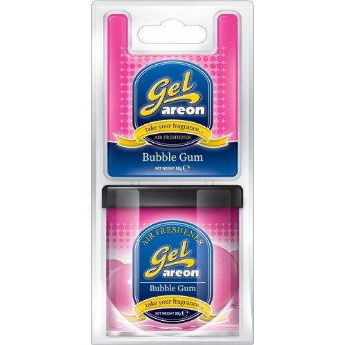 Odorizant auto Areon Gel Can blister Bubble Gum