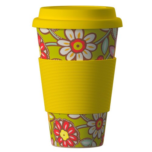 Pahar Bambus DAISY YELLOW