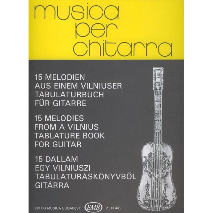 Silinskas, S.: 15 Melodies from a Vilnius Tabulature Book