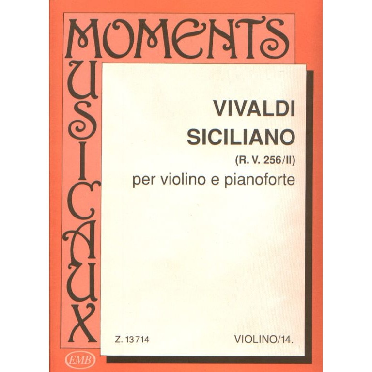 Vivaldi, Antonio: Siciliano (RV 256/II) MM-14