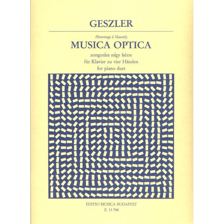 Geszler György: Musica Optica Hommage a Vasarely