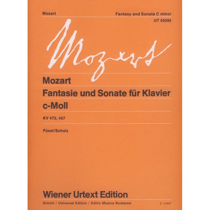 Mozart, Wolfgang Amadeus: Fantasie und Sonate für Klavier, c-moll