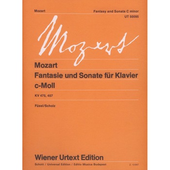 Mozart, Wolfgang Amadeus: Fantasie und Sonate für Klavier, c-moll Mozart, Wolfgang Amadeus: Fantasie und Sonate für Klavier, c-moll