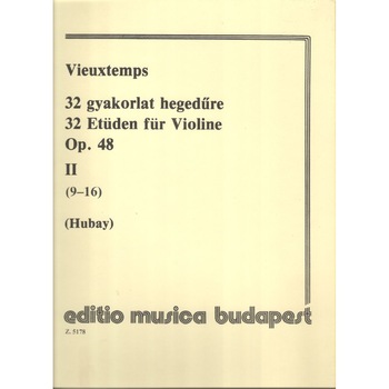 Vieuxtemps, Henri: 32 Etüden für Violine II (9-16) Vieuxtemps, Henri: 32 Etüden für Violine II (9-16)