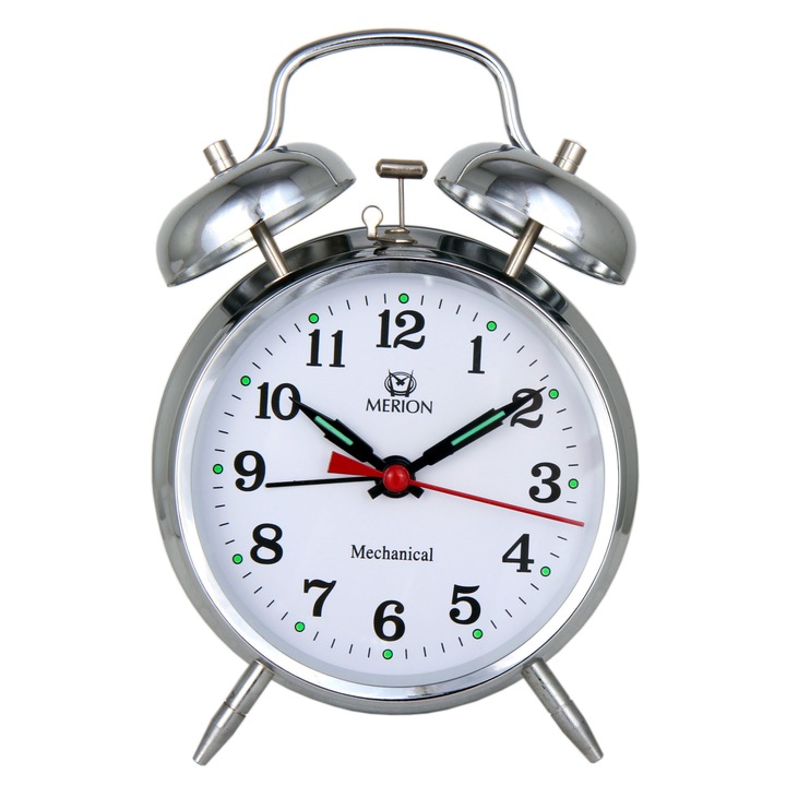 Ceas decorativ, Merion, Argintiu