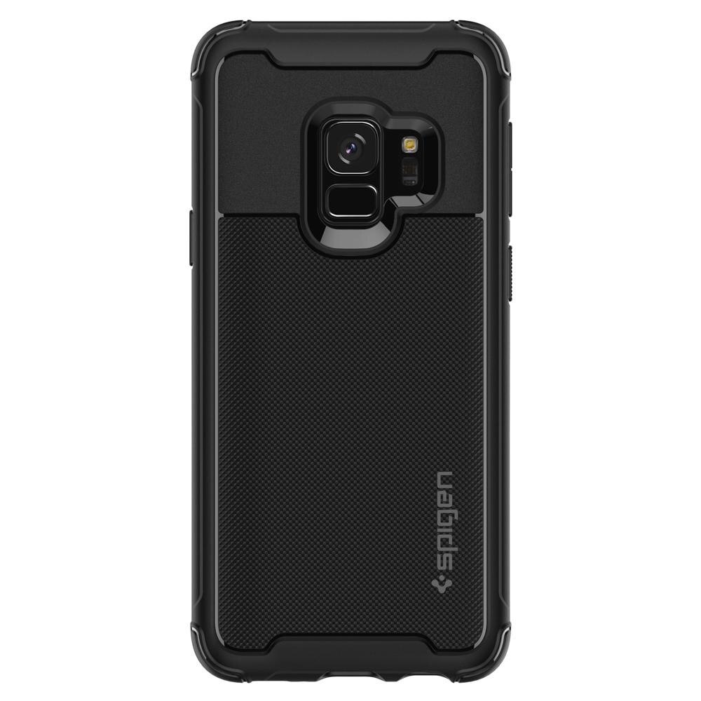 Husa Spigen Samsung Galaxy S9, Tough Armor, policarbonat cu TPU, negru