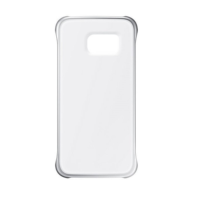 Husa protectie IMPORTGSM pentru Samsung Galaxy S6 Edge (G925), Plastic, Capac Spate, Argintie