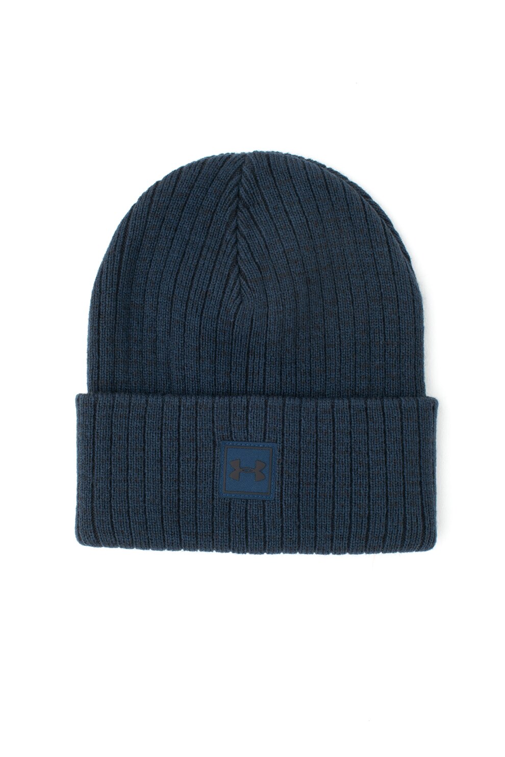 Under Armour, Caciula elastica cu aplicatie logo discreta, Bleumarin