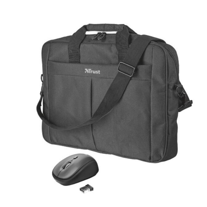 Set geanta laptop Trust Primo + Mouse wireless, 16