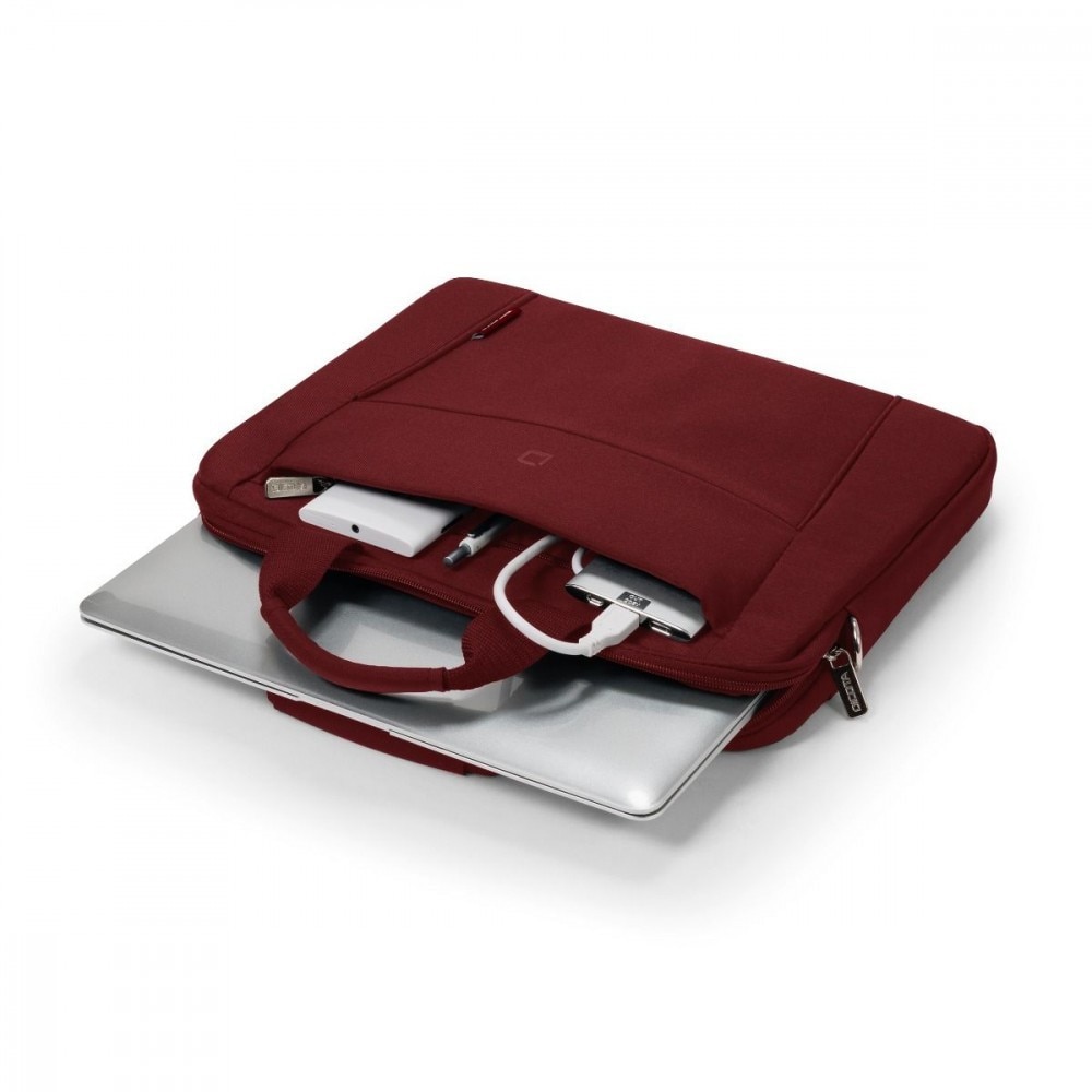 Servieta laptop Dicota, Poliester, Rosu, 12.5"