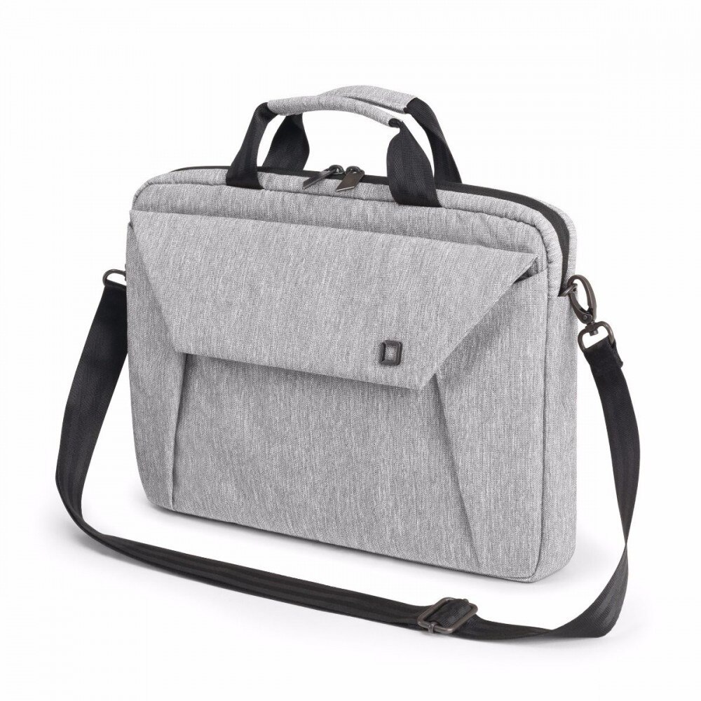 Servieta laptop Dicota, Poliester, Gri/Negru, 13.3