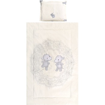 Set Lorelli Lenjerie Pat Bumbac Ranforce 3 Piese 2018, Happy Hippo Beige Set Lorelli Lenjerie Pat Bumbac Ranforce 3 Piese 2018, Happy Hippo Beige