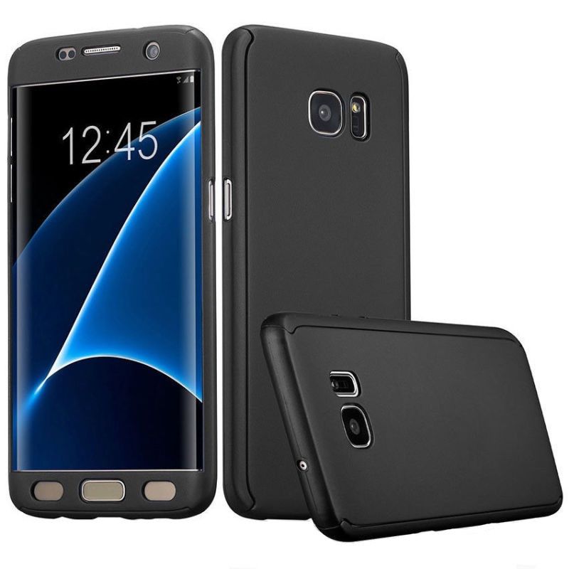 Husa Samsung Galaxy J3 2017 Flippy Full Cover 360 Negru Folie de protectie