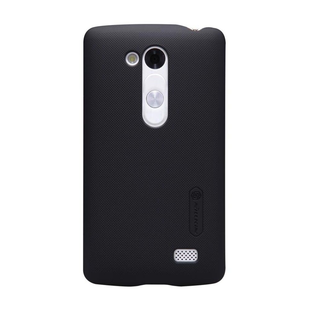 Husa LG L Fino D295 Nillkin Frosted Shield Negru Folie de protectie